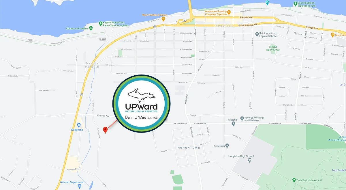 Location of UpWard Natural Facial Esthetics
